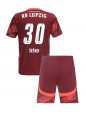 RB Leipzig Benjamin Sesko #30 Bortedraktsett Barn 2024-25 Korte ermer (+ bukser)